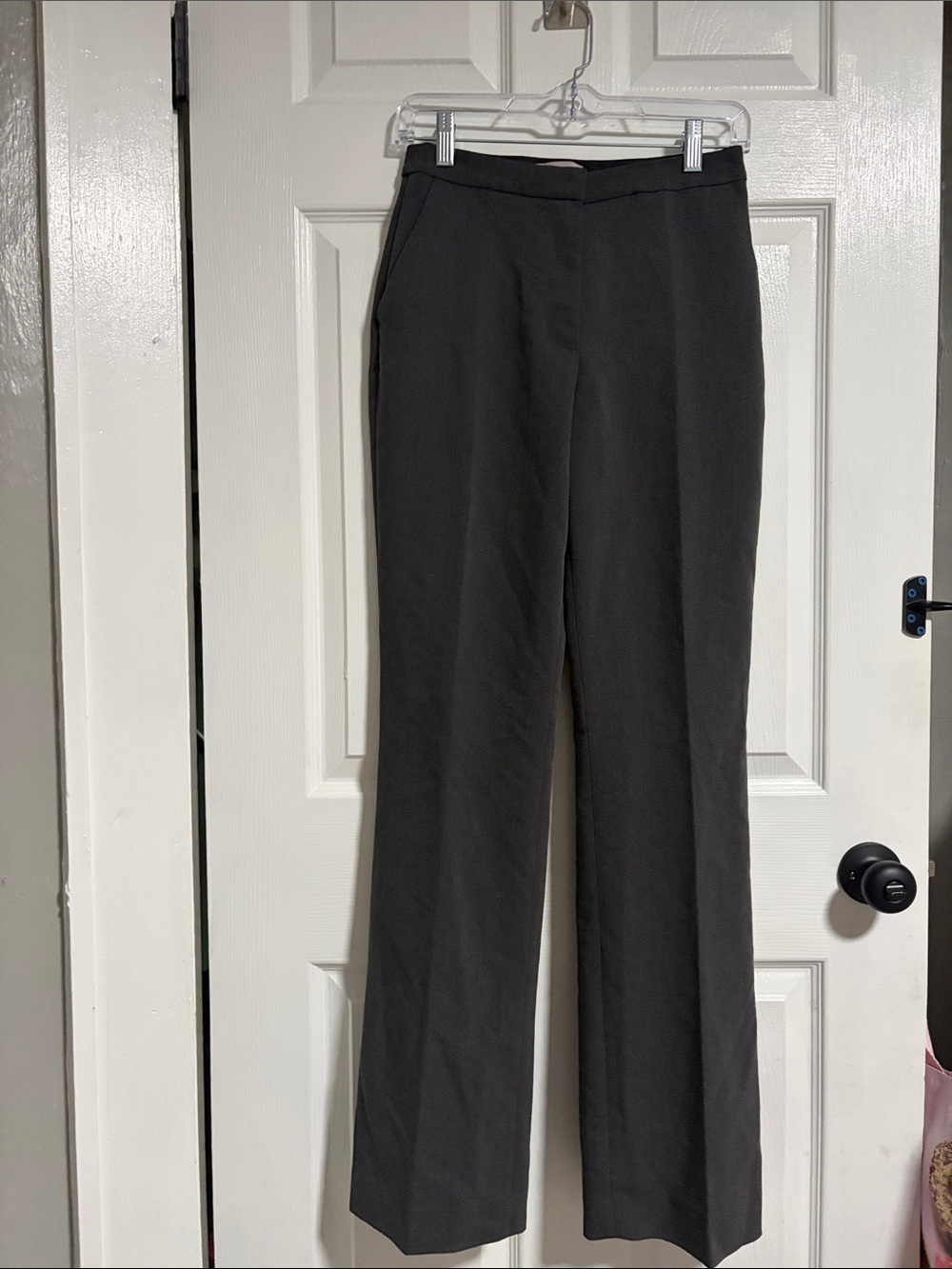H&M Women's Black Straight-Leg Trousers